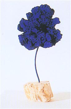 Sculpture Eponge bleue sans titre,1962-collection particulire